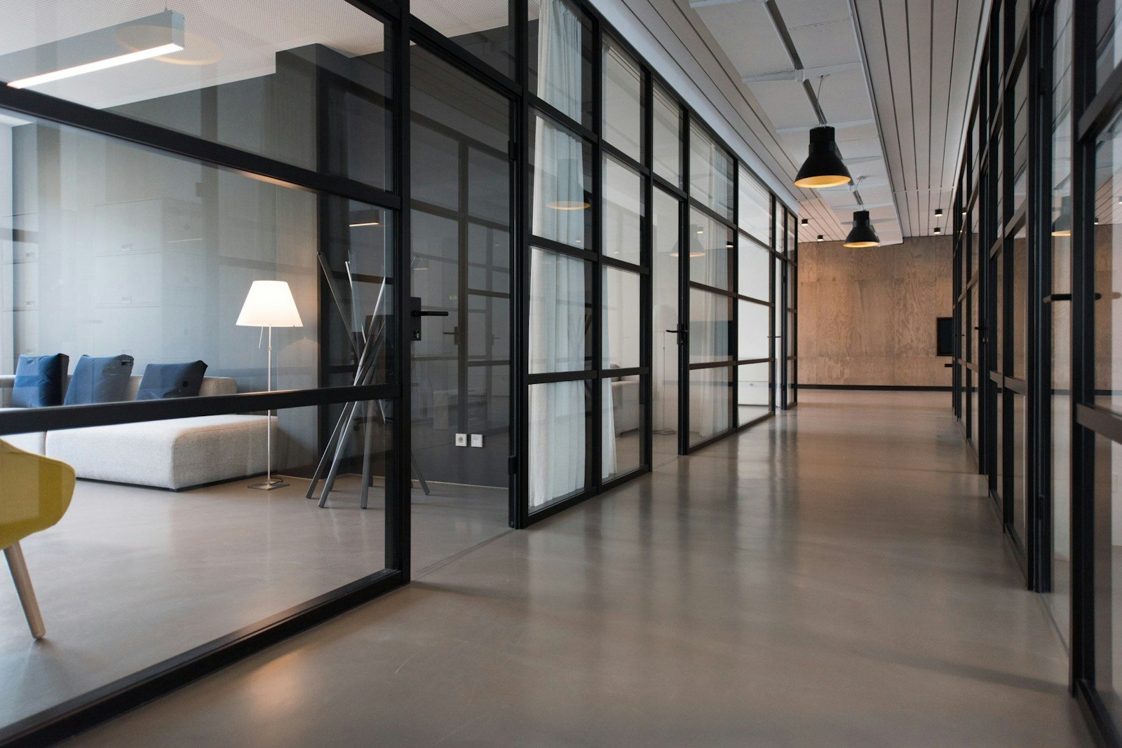 Polished modern office ready for employees and visitors
